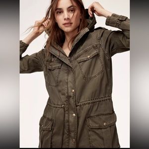 Talula Olive Utility Jacket